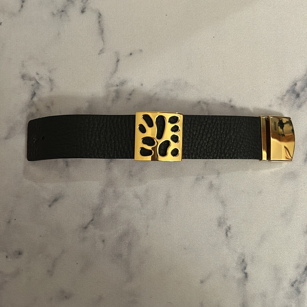 Folli Follie Black Leather Band Bracelet - Picture 8 of 10